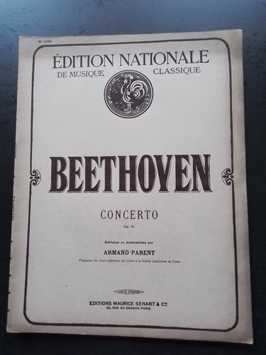 Partition ancienne beethoven - partition,