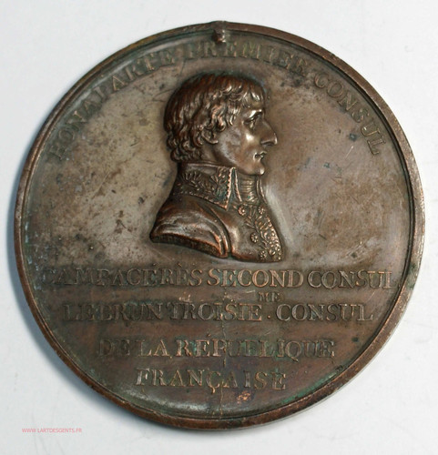 Médaille napoléon - (fr1),