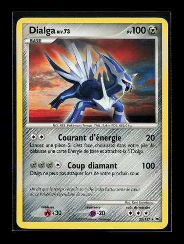 Carte pokémon dialga - pokémon,