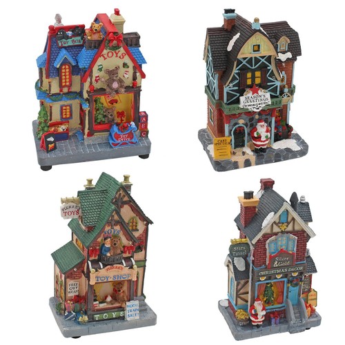 Snow white village noël - white,