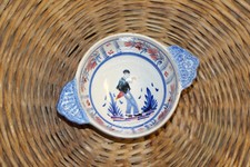 Bol à oreilles faience signé Jacques Le Tanneur Pays Basque Henriot Quimper