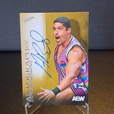 Anthony Bowens Autographics Auto On Card AEW Upperdeck Metal Universe 2025