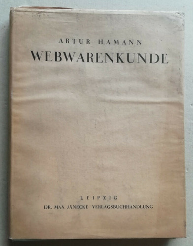 Webwarenkunde arthur hamann - webwarenkunde,