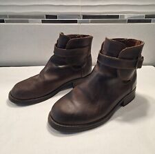 Bottines homme en cuir style cowboy