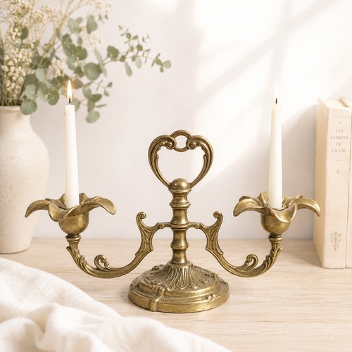 Bougeoir ancien branches - ancien,
