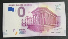 FRANCE - FRANCIA - BILLET 0 EURO MAISON CARREE DE NIMES - NEUF/UNC - 2018-2.