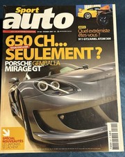 SPORT AUTO SportAuto 541 Février 2007 Porsche Gemballa 911 Gt3 Ariel Atom 300