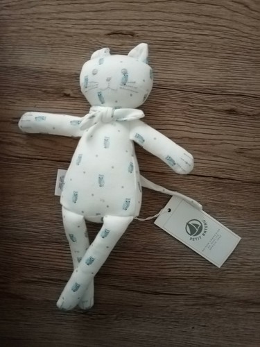 Doudou peluche chat ours - chat, lapin