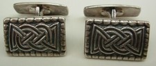 boutons de manchette DAVID ANDERSEN NORWAY sterling silver cufflinks