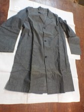90/ ANCIENNE BLOUSE ECOLIER  TABLIER ENFANT biaude grise 1920/30