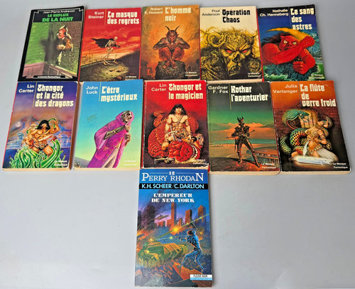 Lot livres fantasy - sf,