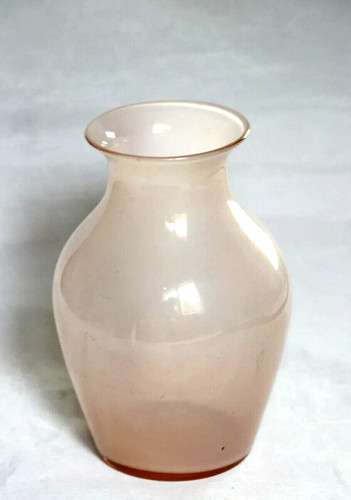 Vase opaline rose - , 18cm