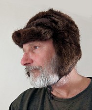 CHAPKA OUCHANKA GRANDS FROIDS VISON TAILLE 59 ARMEE SOVIÉTIQUE LENINGRAD 1976