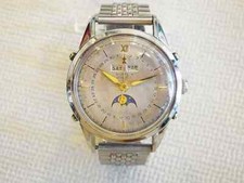 Gubelin Triple Calendrier Phase de Lune Cal.Felsa693 25 Jewels Automatique 37mm