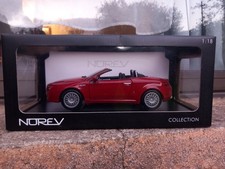 NOREV 1/18 ALFA ROMEO SPIDER CABRIOLET ROUGE - DEFECT READ DESCRIPTION 