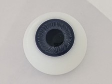 Oeil Bleu de poupée ancien en verre (réf20.6) - œil - Antique Glass Doll Eye