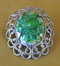 Magnifique broche Émaux de