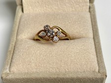 Ancien Bague 1900 Or 18k diamant Antique Gold Ring Diamonds