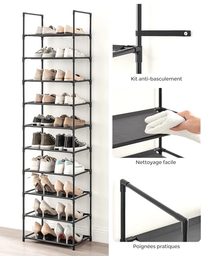 étagères chaussures - Étagères, à