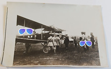 ancienne photos militaire avion allemande 14 18 avec general WW1