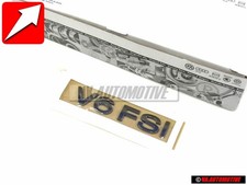 VW Original V6 FSI Arrière Embleme Monogramme Logo Chrome - 3C0853675AAL85