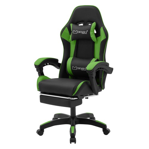 Chaise gaming noir - , vert