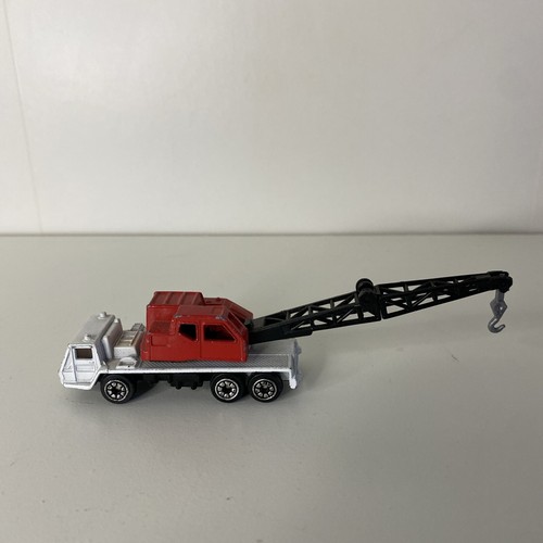 Camion grue miniature blanc - miniature, blanc/