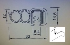 Joint de coffre 10 m 4-5 mm