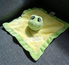 990🌟Doudou Plat Corsica Grenouille Jaune/ Vert SANDY
