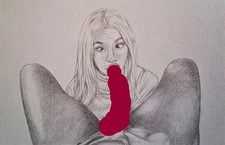 Dessin graphite Sexy Kenzie