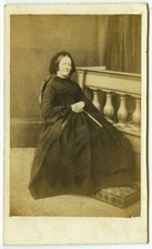 CDV 1860-68. Léontine Emilie Joséphine de Vathaire de Guerchy (1808-1868).
