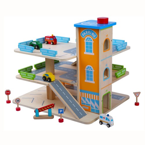 Garage bois avec ascenseur - en,