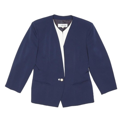 Veste boutonnée marine pour - veste,
