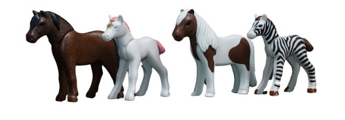 Playmobil poney poulain zèbre