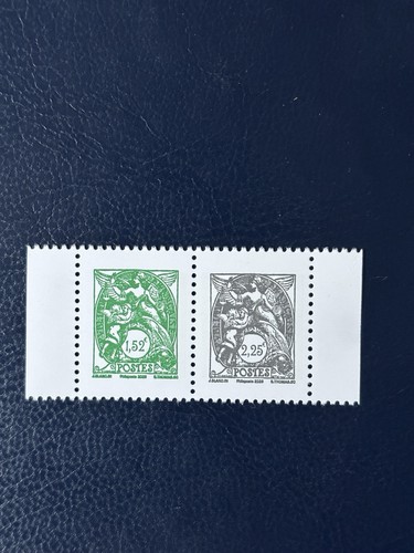 Paire timbres issue du - de,