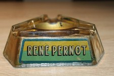 RARE ANCIEN CENDRIER PUBLICITAIRE RENE PERNOT