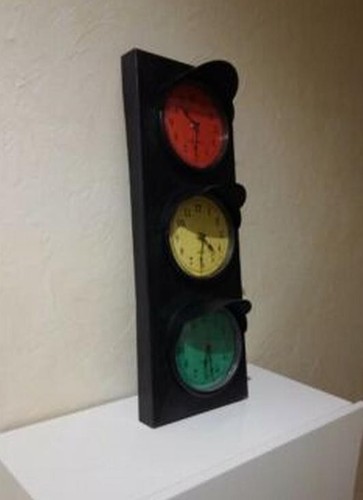 Horloge feux tricolores - ,