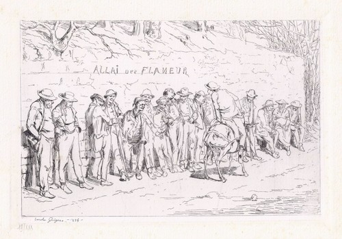 Gravure emile guigues - gravure, de