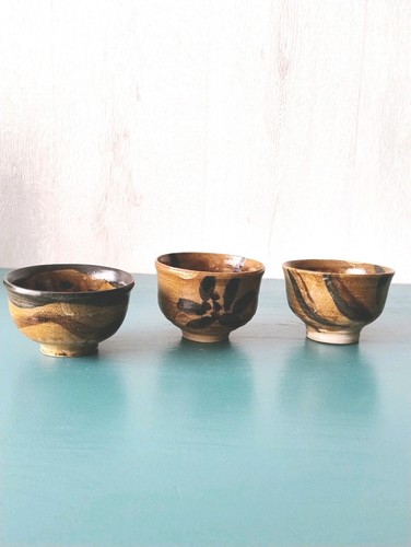 Tasses saké grès - à,