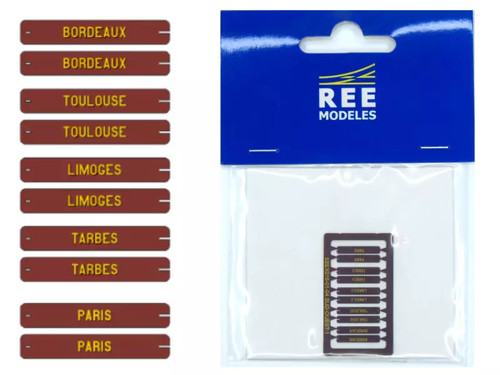 Ree plaques itinéraires ptt - plaques,