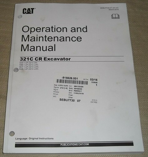 Cat caterpillar 321c - cat,