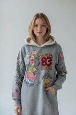 Sweat-Shirt Maxi Femme À