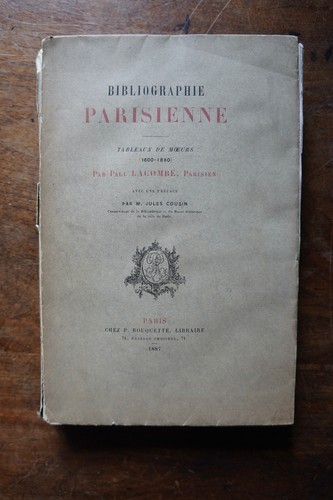 Lacombe paul bibliographie - paul, :