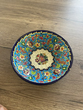 Ancienne coupe en émaux de Longwy