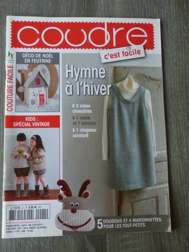 Revue coudre est facile - revue, n°