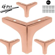 4 X Meuble Table Pieds Métal