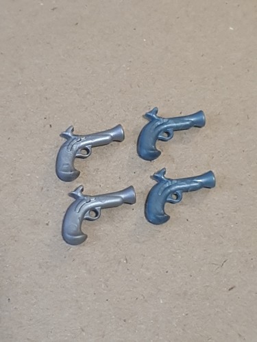 Lot pistolets chromé - lot,