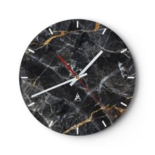 Horloge murale en verre