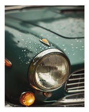 Affiche phare de voiture