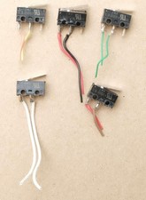 5x ZMA microswitch 0.1A 30VDC. Lot de 5.